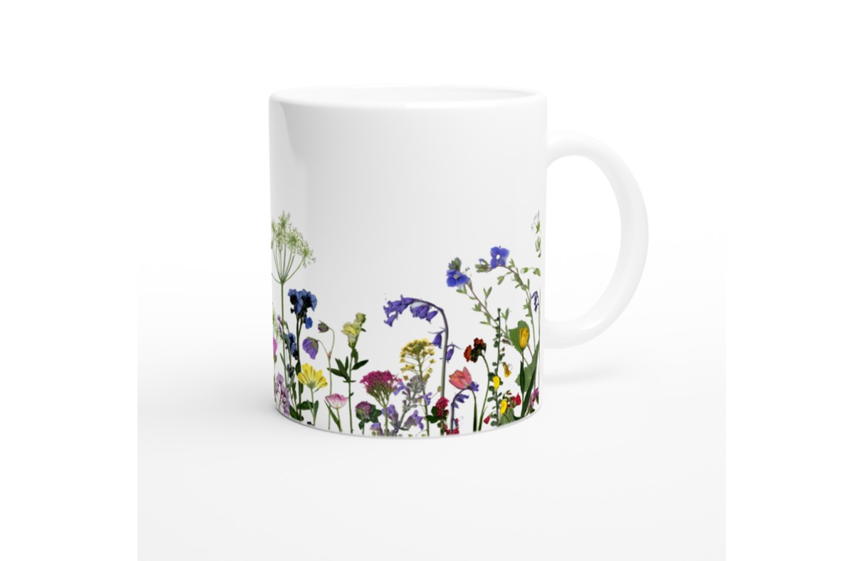 Floral Garden Print Mug