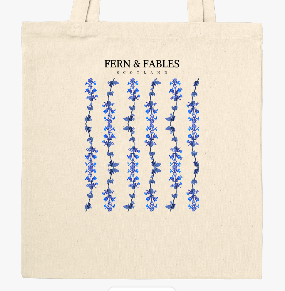 Lavender Blue Tote Bag