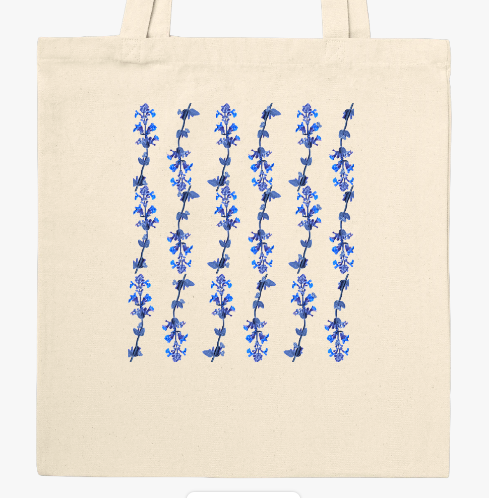 Lavender Blue Tote Bag