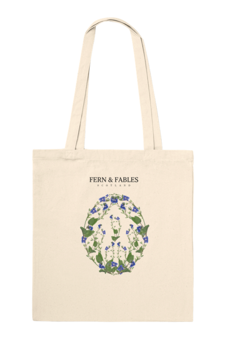 Floral Egg Design Tote Bag