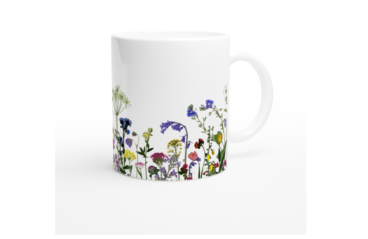 Floral Garden Print Mug