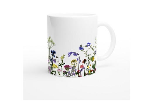 Floral Garden Print Mug