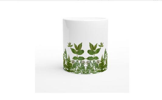 Green Garden Print Mug