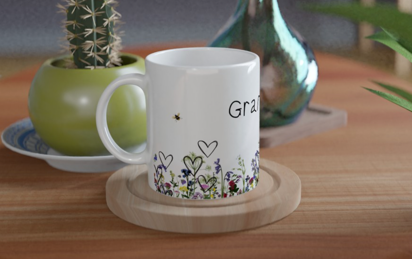 Grandma Floral Mug