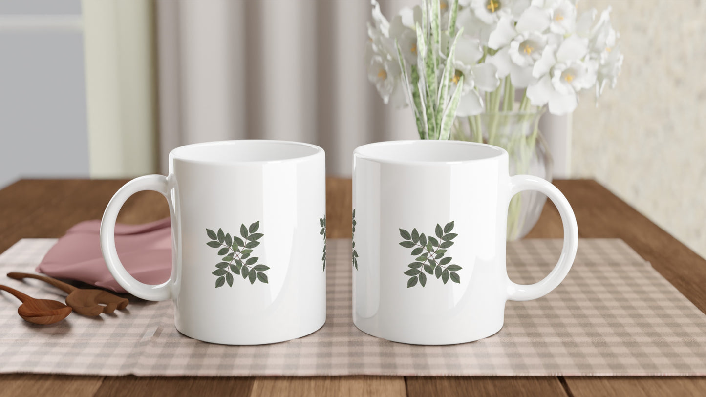 Leaf Print Mug